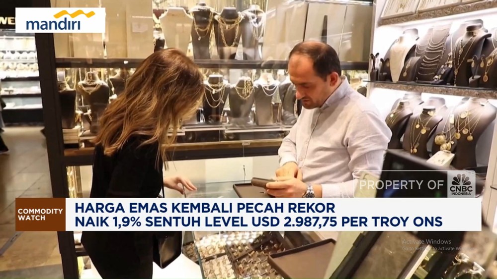 Harga Emas Tembus US$ 3.000! Apa Penyebabnya? 1 Harga Emas Tembus US$ 3.000! Apa Penyebabnya?