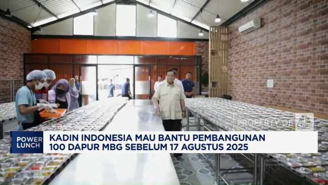 Video: Kadin Indonesia Mau Bangun 100 Dapur MBG Sebelum 17 Agustus