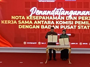 KPU Teken MoU dengan BPS untuk Mutakhirkan Data Terpadu Nasional