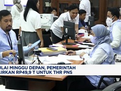 Video: Minggu Depan, Pemerintah Cairkan Rp49,9 Triliun Untuk THR PNS