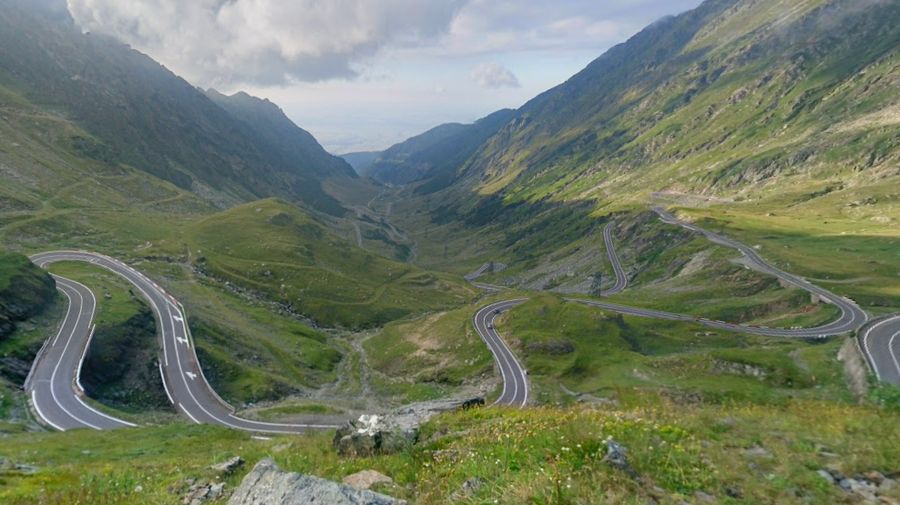 Transfăgărășan Highway di Romania. (Tangkapan Layar Google Street View)