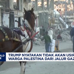Video: Trump Janji Tidak Akan Mengusir Warga Palestina Dari Jalur Gaza