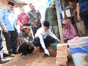 Pemkab OKU Bangun 75 Unit Rumah untuk Warga Tidak Mampu