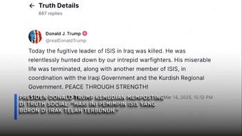Video: Militer AS Klaim Bunuh Pemimpin ISIS, Abu Khadijah di Irak