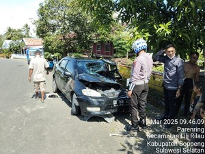 Sopir Mobil Kecelakaan Tewaskan Ibu Wabup Barru di Soppeng Diduga Ngantuk