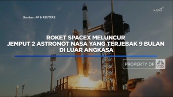 Video: SpaceX Jemput 2 Astronot Yang Terjebak 9 Bulan di Luar Angkasa