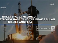 Video: SpaceX Jemput 2 Astronot Yang Terjebak 9 Bulan di Luar Angkasa