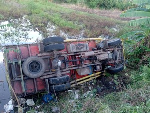 Toyibin Tewas Usai Truknya Nyelonong ke Rawa-rawa, Diduga Mengantuk