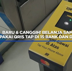 Video: Baru! Belanja-Naik MRT Pakai QRIS Tap 15 Bank & Dompet Digital