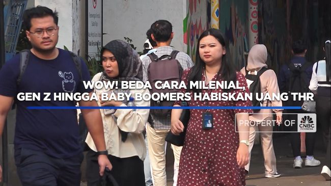 Beda Cara Milenial, Gen Z hingga Baby Boomers Habiskan Uang THR