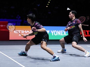 Indonesia Open 2025: Sabar/Reza Menang Mudah, Lolos ke Perempatfinal