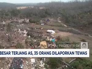 Video: Badai Besar Terjang AS, 35 Orang Dilaporkan Tewas