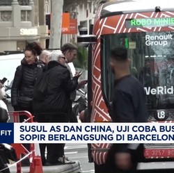 Video: Susul AS & China, Uji Coba Bus Tanpa Sopir di Barcelona
