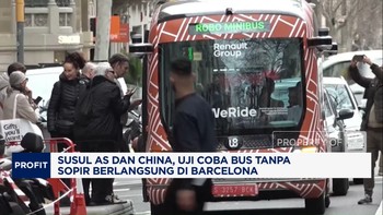 Video: Susul AS & China, Uji Coba Bus Tanpa Sopir di Barcelona