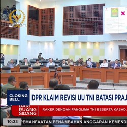 Video: DPR Klaim Revisi UU TNI Batasi Prajurit Aktif di Jabatan Sipil