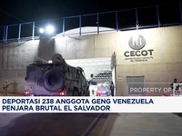 Video: AS Deportasi 238 Anggota Geng Venezuela ke Penjara El Salvador