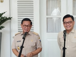 Gubernur Lemhannas Temui Pramono di Balai Kota Jakarta, Ini yang Dibahas