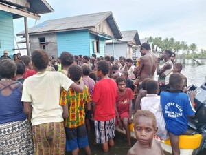 Kemensos Kirim Bantuan ke Ribuan Korban Banjir Rob di Merauke