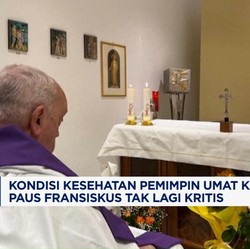 Video: Vatikan Sebut Kondisi Kesehatan Paus Fransiskus Tak Lagi Kritis