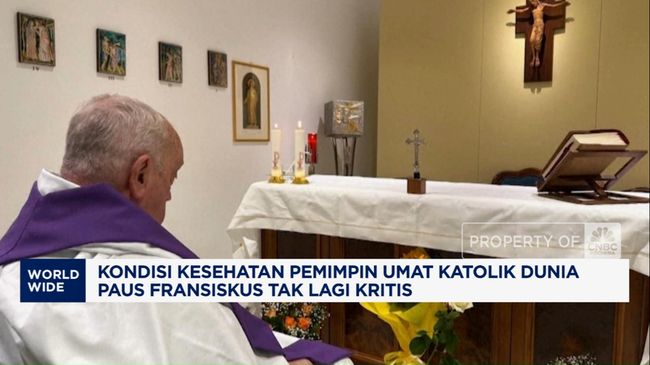 Vatikan Sebut Kondisi Kesehatan Paus Fransiskus Tak Lagi Kritis