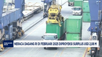Video: Neraca Dagang Februari 2025 Diproyeksi Surplus USD 2,08 Miliar