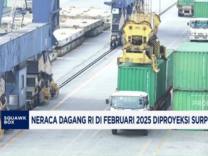 Video: Neraca Dagang Februari 2025 Diproyeksi Surplus USD 2,08 Miliar