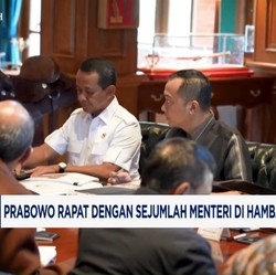 Video: Prabowo Pimpin Rapat di Hambalang Bahas Hilirisasi