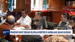 Video: Prabowo Pimpin Rapat di Hambalang Bahas Hilirisasi