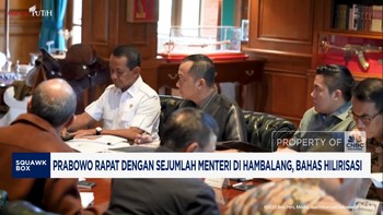 Video: Prabowo Pimpin Rapat di Hambalang Bahas Hilirisasi