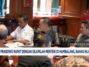 Video: Prabowo Pimpin Rapat di Hambalang Bahas Hilirisasi