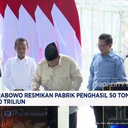 Video: Prabowo Resmikan Pabrik Penghasil Emas Batangan Rp 10 T