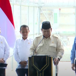 Pabrik 50 Ton Emas Freeport Diresmikan, Prabowo: Ini yang Terbesar