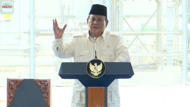 RI Punya Pabrik Penghasil Emas Batangan, Prabowo: Kita Bangga!