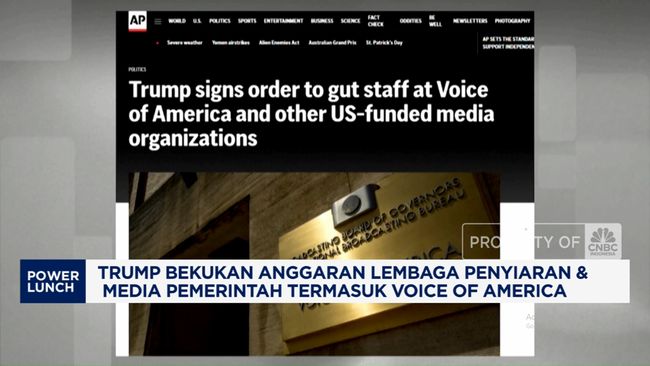 Video: Trump Bekukan Anggaran Lembaga Penyiaran dan Media Pemerintah