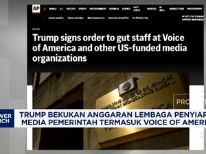 Video: Trump Bekukan Anggaran Lembaga Penyiaran & Media Pemerintah