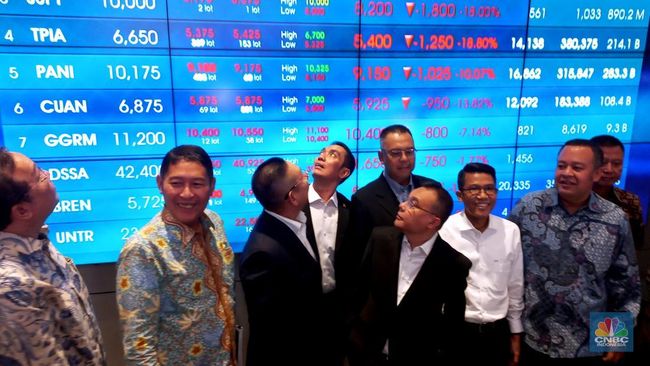 Momen Dasco dan Anggota DPR Datangi BEI Saat IHSG Bergejolak