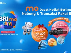 BRImo FSTVL Hadirkan Ratusan Ribu Hadiah, Ini Cara Kumpulkan Poinnya