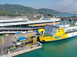67 Kapal Siap Angkut Pemudik di Pelabuhan Merak-Ciwandan