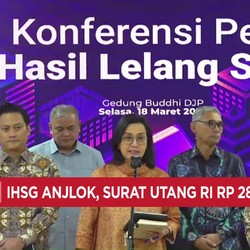 Video: IHSG Anjlok, Surat Utang RI Rp 28 T Diburu Asing