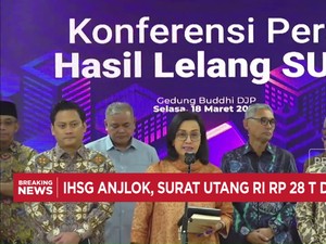 Video: IHSG Anjlok, Surat Utang RI Rp 28 T Diburu Asing