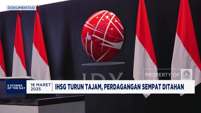 IHSG Turun Tajam Hingga AI Deepseek Dilarang di AS