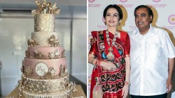 Kemewahan Pesta Ultah Pernikahan Crazy Rich India, Ada Kue 30 Kg!