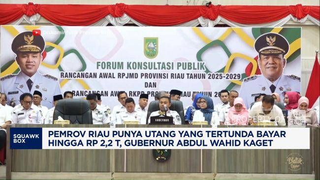 Pemrov Riau Ada Utang Yang Tertunda Bayar Hingga Rp 2,2 Triliun