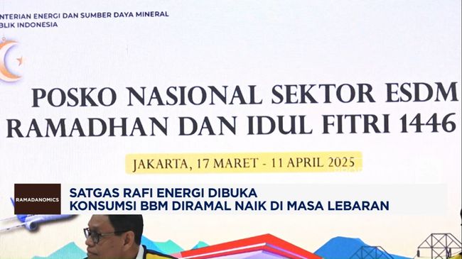 Video: Satgas Rafi Energi Dibuka, Konsumsi BBM Diramal Naik di Lebaran