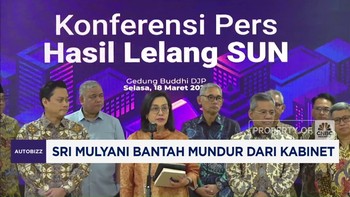 Video: Sri Mulyani Bantah Mundur Dari Kabinet