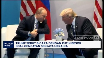 Video: Bahas Soal Gencatan Senjata Ukraina, Trump Bakal Hubungi Putin