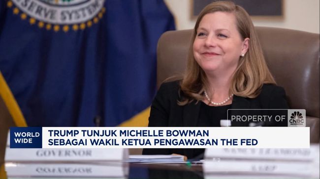 Video: Trump Tunjuk Michelle Bowman Jadi Wakil Ketua Pengawas The Fed