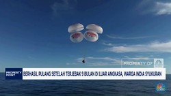 Video: 9 Bulan Terjebak di Luar Angkasa, Warga India Akhirnya Pulang