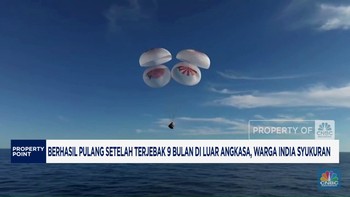 Video: 9 Bulan Terjebak di Luar Angkasa, Warga India Akhirnya Pulang