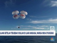 Video: 9 Bulan Terjebak di Luar Angkasa, Warga India Akhirnya Pulang